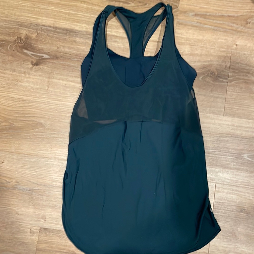Teal lululemon tank